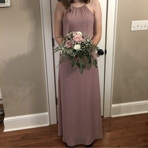Dusty rose dress
